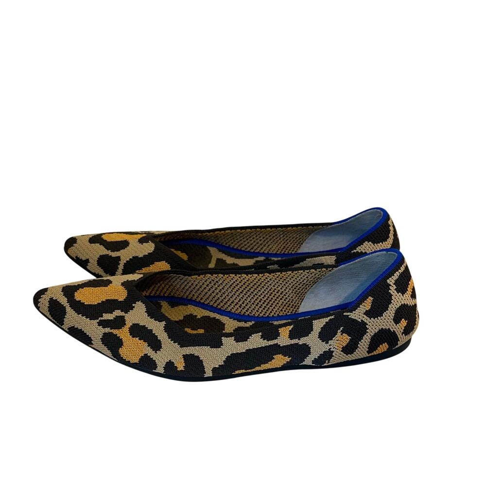 Rothy's Womens The Point Big Cat Knit Fabric Slip On Ballet Flats Shoes Sz 7.5 - Picture 4 of 11